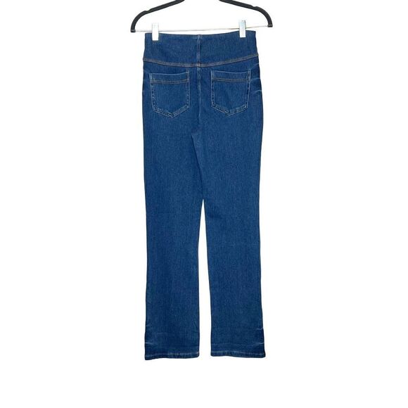 Lysse medium wash straight leg pull on jeans size S - Picture 3 of 16